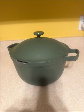 Our Place Matte Forest Green Covered Dutch Oven
